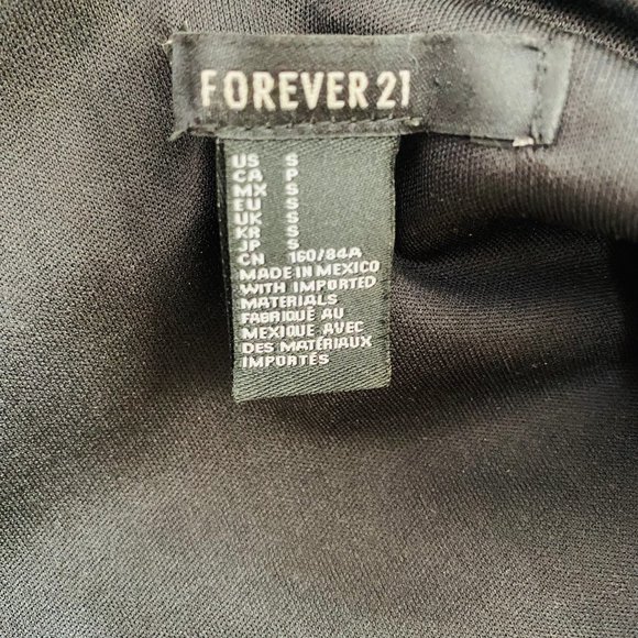 Fit and Flare Black Dress Size S - Picture 9 of 9